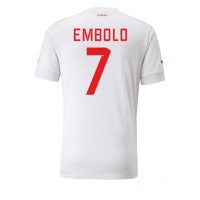 Camiseta Suiza Breel Embolo #7 Segunda Equipación Replica Mundial 2022 mangas cortas